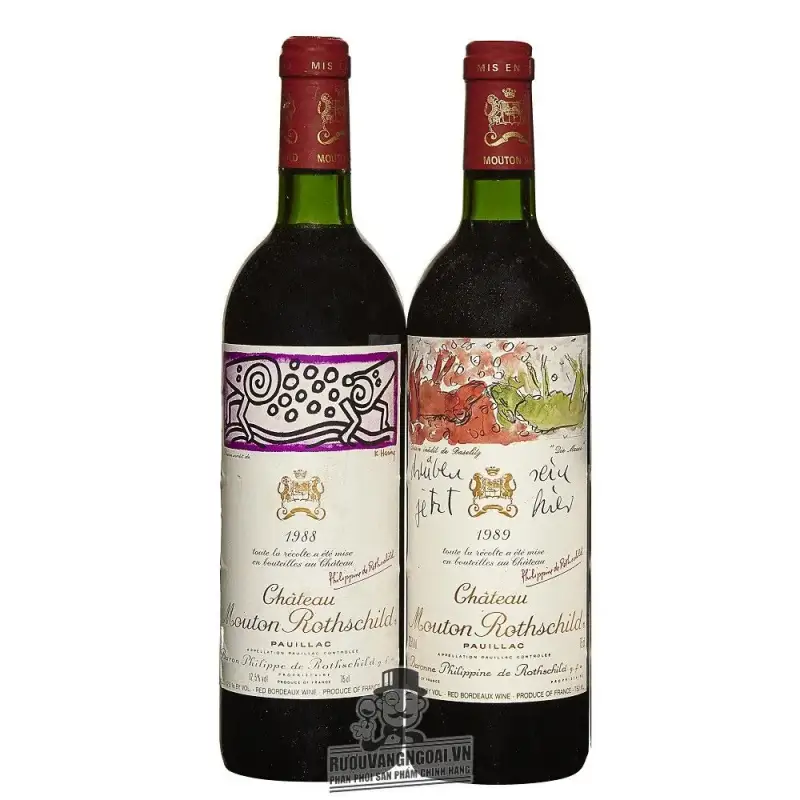 Vang Pháp Chateau Mouton Rothschild 1988/ 1989