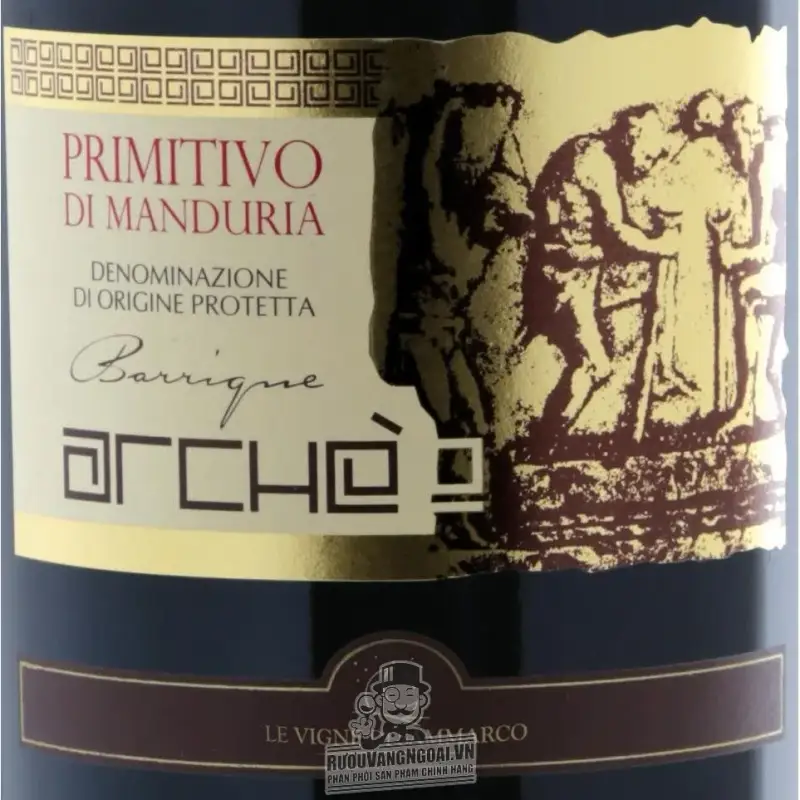 Vang ý ARCHE Primitivo di Manduria