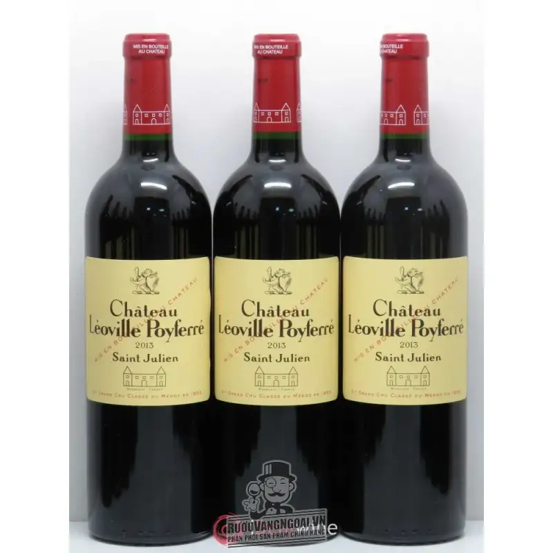 Vang Pháp Chateau Leoville Poyferre Saint Julien 2013