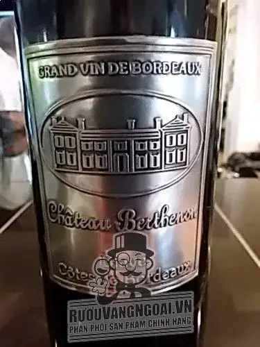 Vang Pháp CHATEAU BERTHENON BLAYE COTES DE BORDEAUX