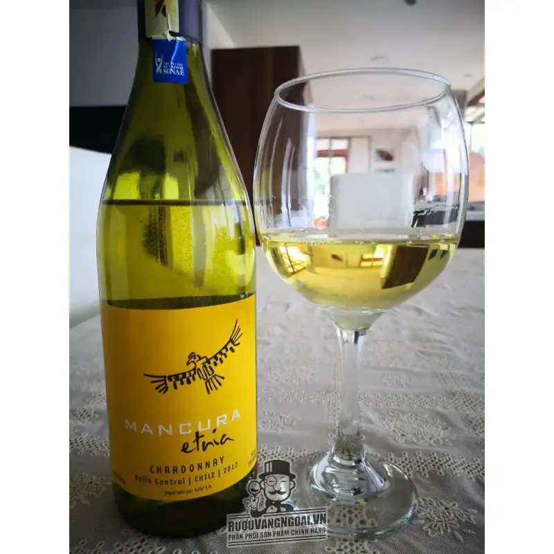 Mua vang chile mancura etnia chardonnay valle central giá rẻ tại Sài Gòn