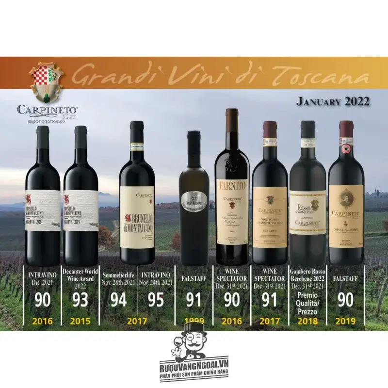 Mua vang y carpineto vino nobile di montepulciano riserva giá rẻ tại Sài Gòn
