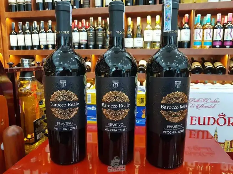 Vang Ý Barocco Reale Primitivo Vecchia Torre
