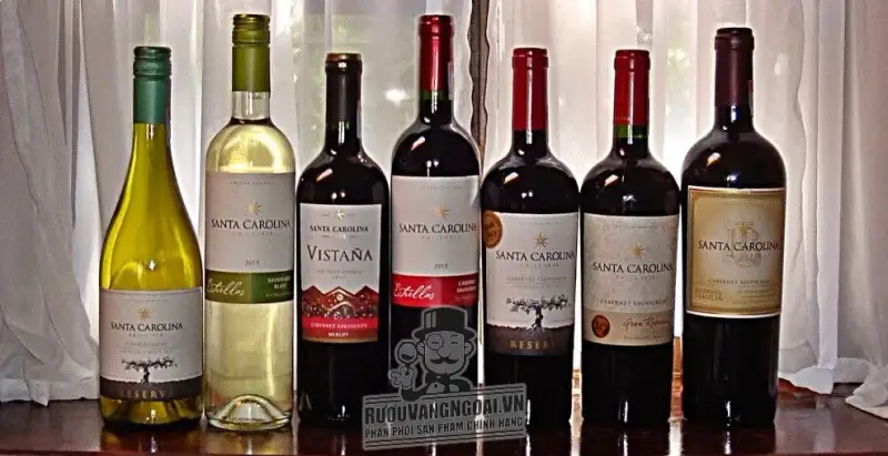 Vang Chile Santa Carolina Reserva Chardonnay