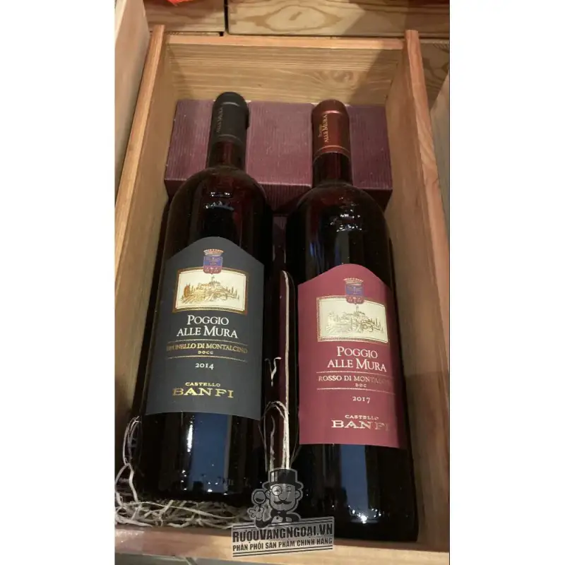 ruou vang castello banfi poggio alle mura rosso di montalcino giá bao nhiêu