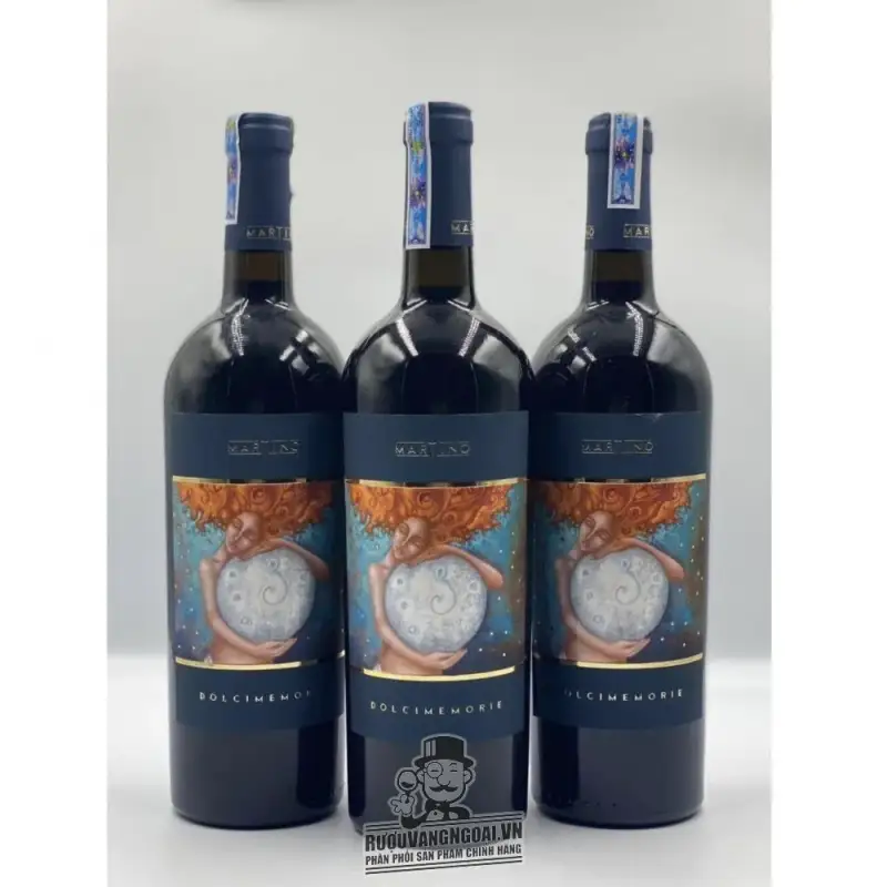 Vang Ý Martino Dolcimemorie Rosso Salento uống ngon