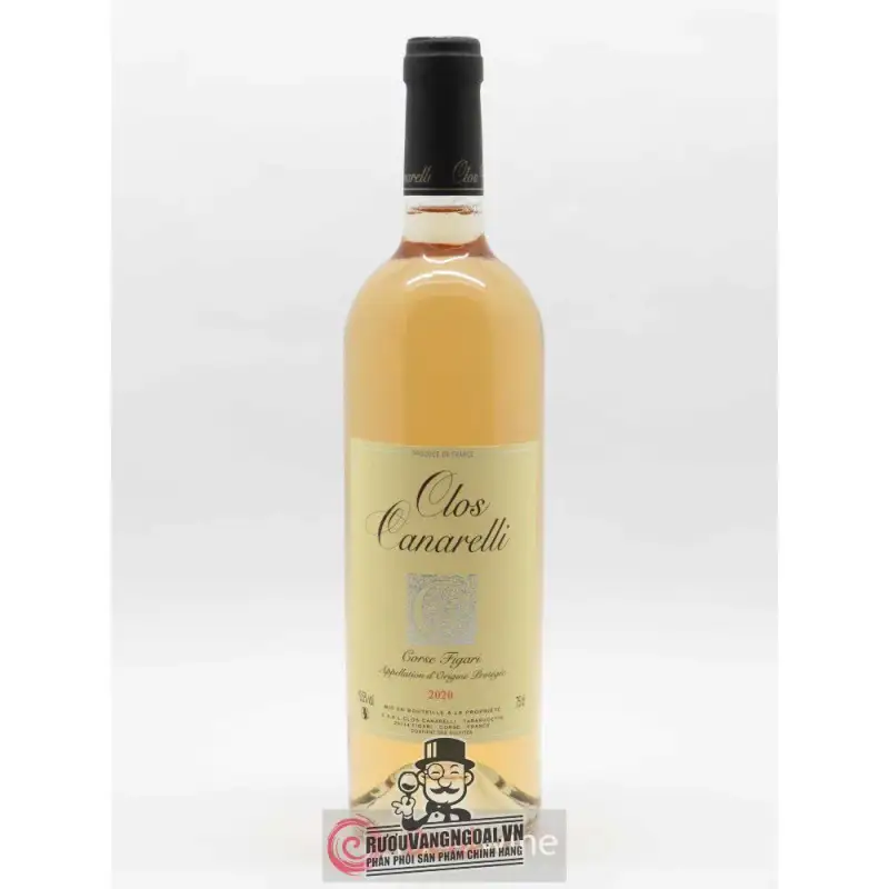 Vang Pháp Clos Canarelli Rose Corse Figari thượng hạng