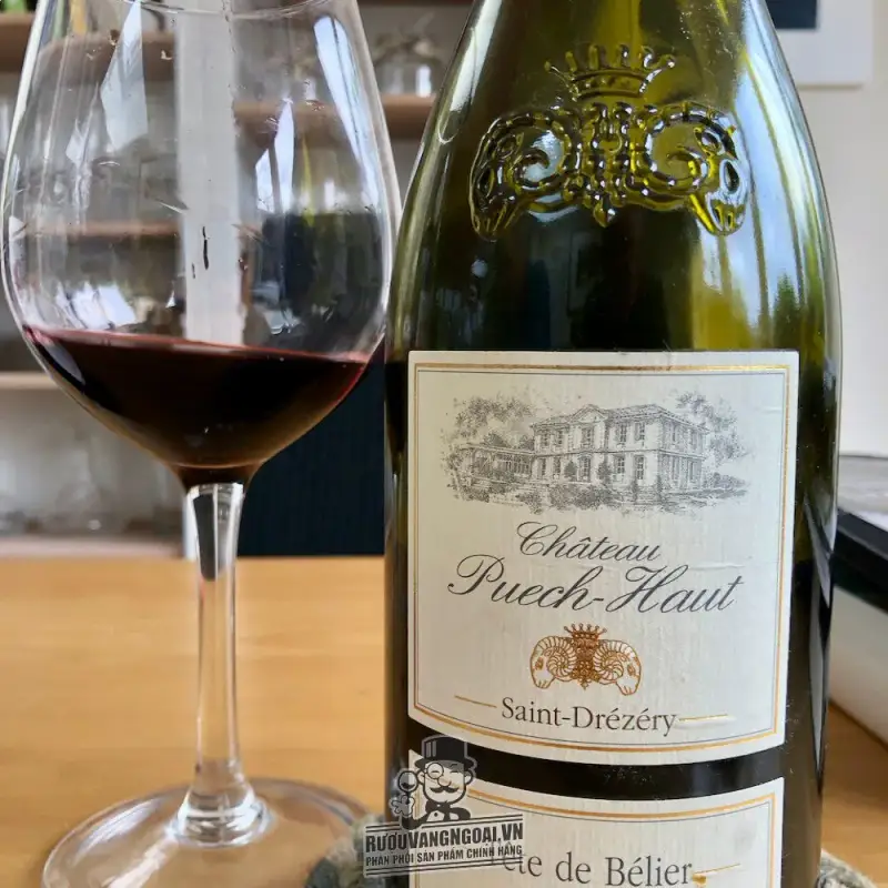 Mua vang phap chateau puech haut tete de belier red giá rẻ tại Sài Gòn
