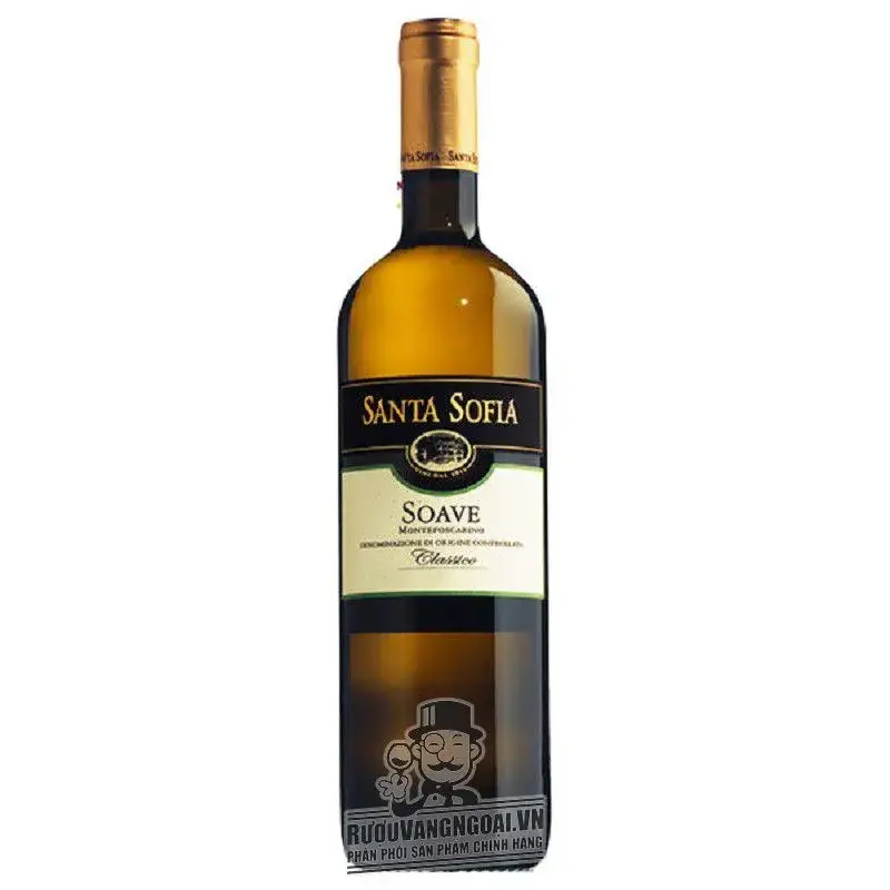 Rượu Vang Ý Santa Sofia Soave Classico Montafoscarino uống ngon