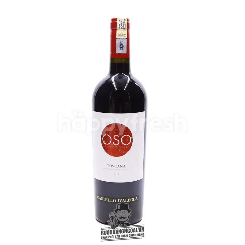 Rượu Vang Castello DAlbola OSO Toscana thượng hạng