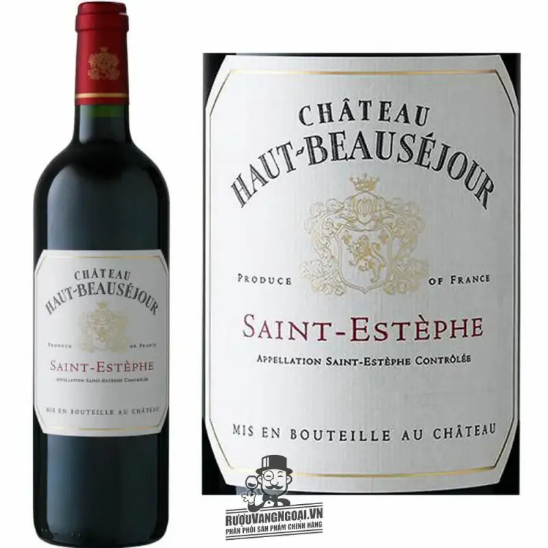 Vang Pháp Chateau Haut Beausejour Saint Estephe Cao Cấp