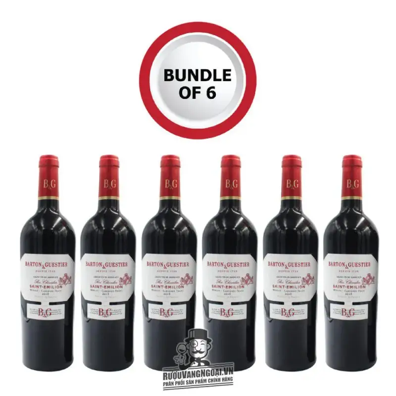 Mua vang phap barton guestier saint emilion roi chevalier giá rẻ tại Hà Nội