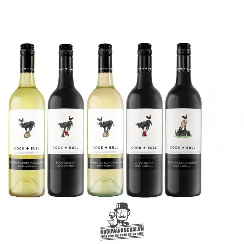 Mua ruou vang cock bull shiraz chardonnay do trang chiet khau cao giá rẻ tại Sài Gòn