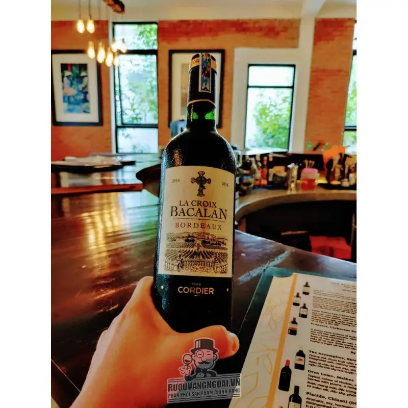 Vang Pháp Cordier La Croix Bacalan Bordeaux Merlot