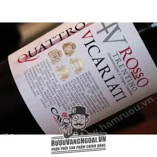 Vang Ý QUATTRO 4V VICARIATI ROSSO