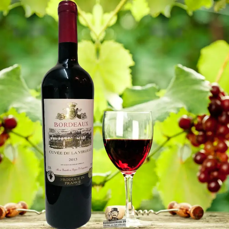 Káº¿t quáº£ hÃ¬nh áº£nh cho bordeaux cuvee de la virgule