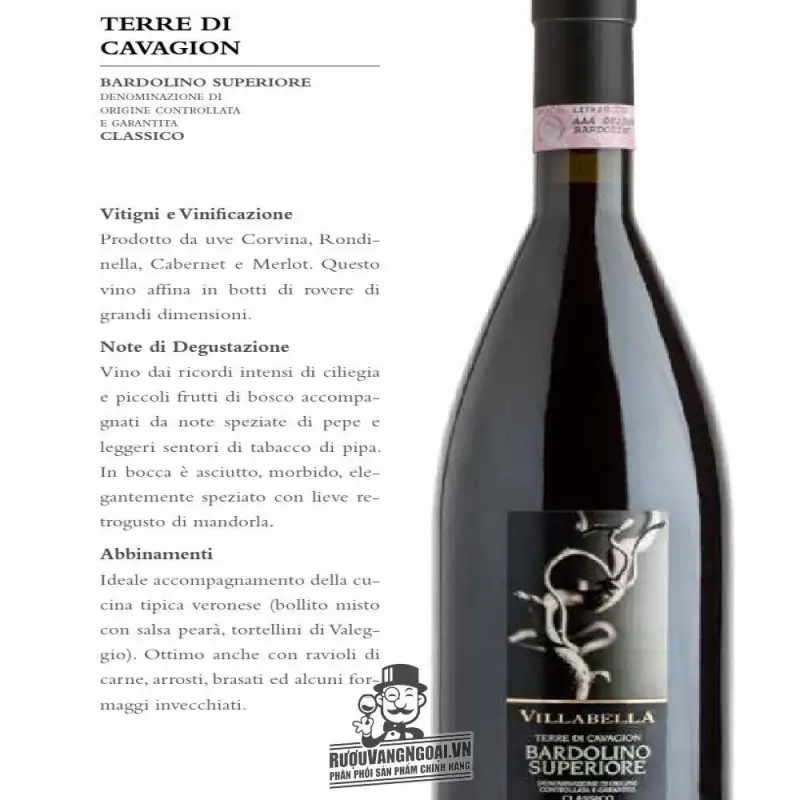Địa chỉ bán vang y villabella bardolino classico superiore terre di cavagion giá rẻ nhất