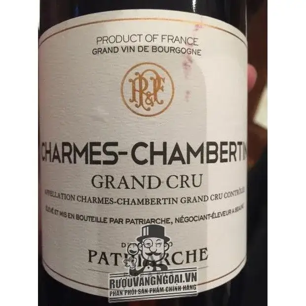 Vang Pháp CHARMES CHAMBERTIN GRAND CRU PATRIARCHE