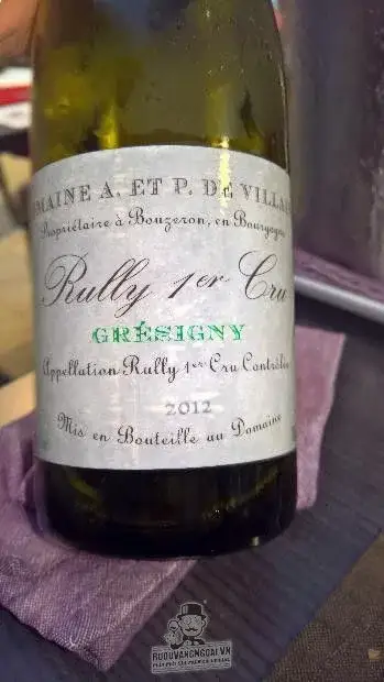 Vang Pháp Gresigny Rully Domaine A. Et P. de Villaine