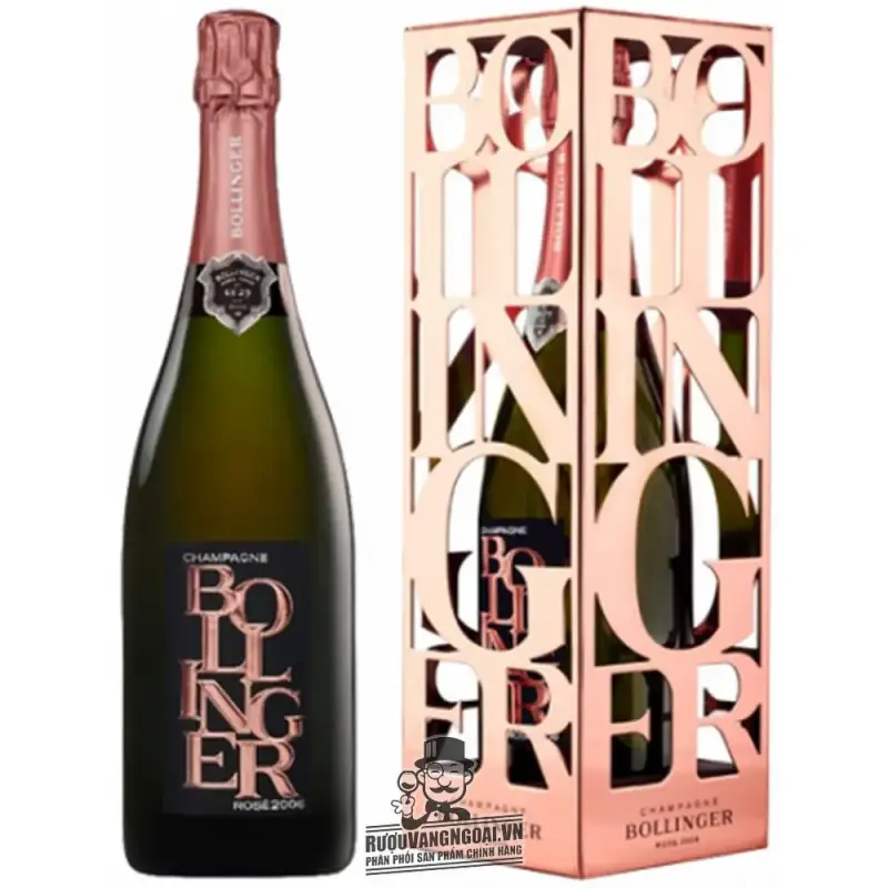 Rượu vang nổ Bollinger Limited Rose cao cấp
