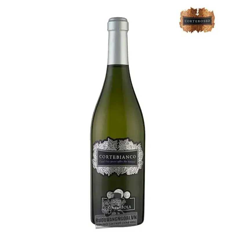 Rượu Vang Trắng Cortebianco Bianco Terre Siciliane IGT uống ngon