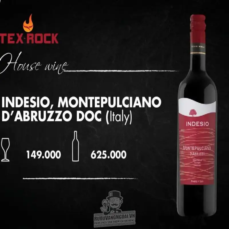 Vang Ý Indesio Montepulciano d Abruzzo