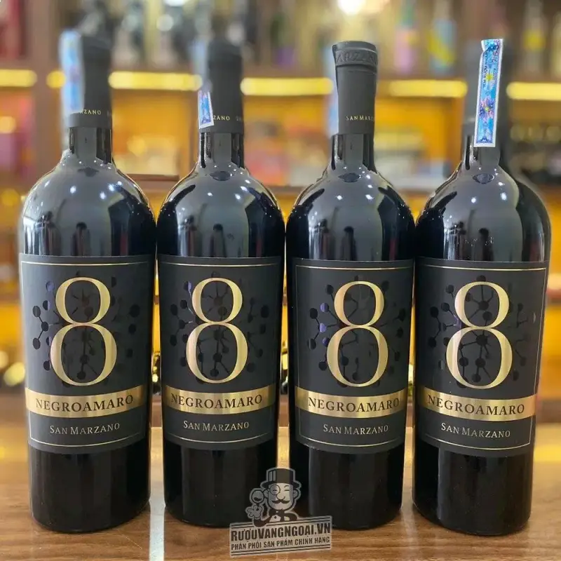 Rượu Vang Ý SỐ 8 NEGROAMARO SAN MARZANO