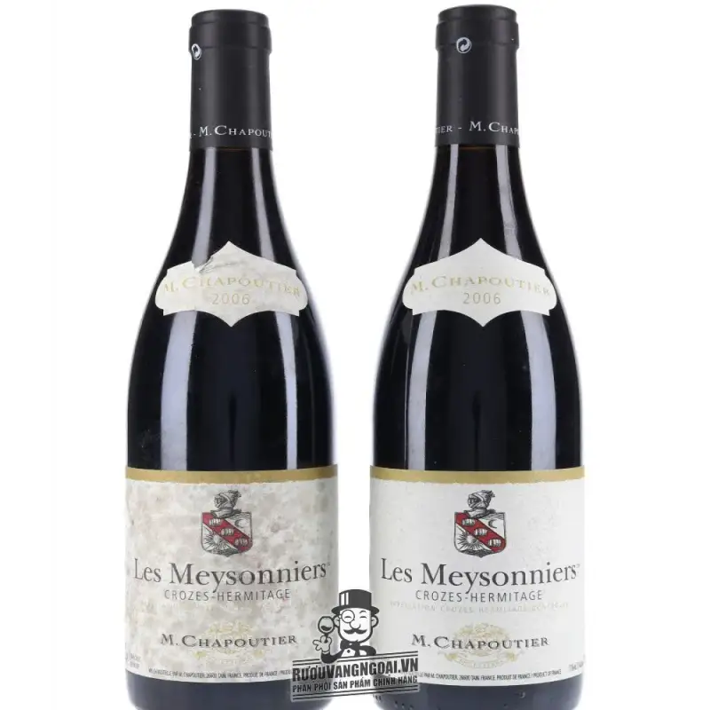 Vang Pháp Les Meysonniers Crozes Hermitage M.Chapoutier cao cấp