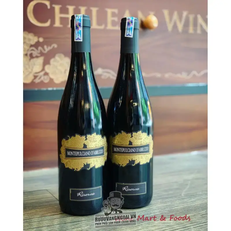 Rượu Vang đỏ Ý MONTEPULCIANO dAbruzzo Riserva uống ngon