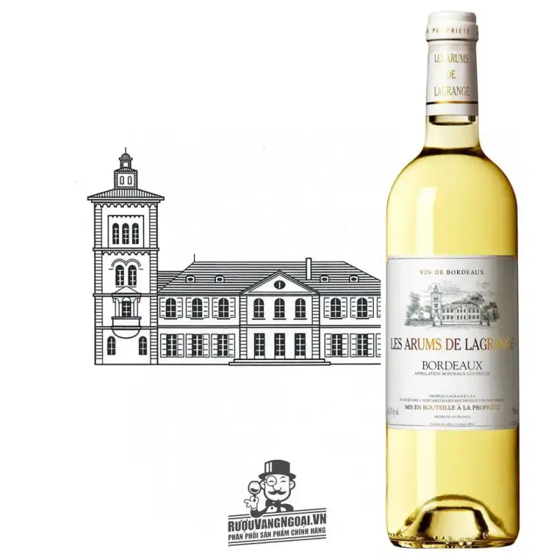 Vang Pháp Les Arums de Lagrange Bordeaux