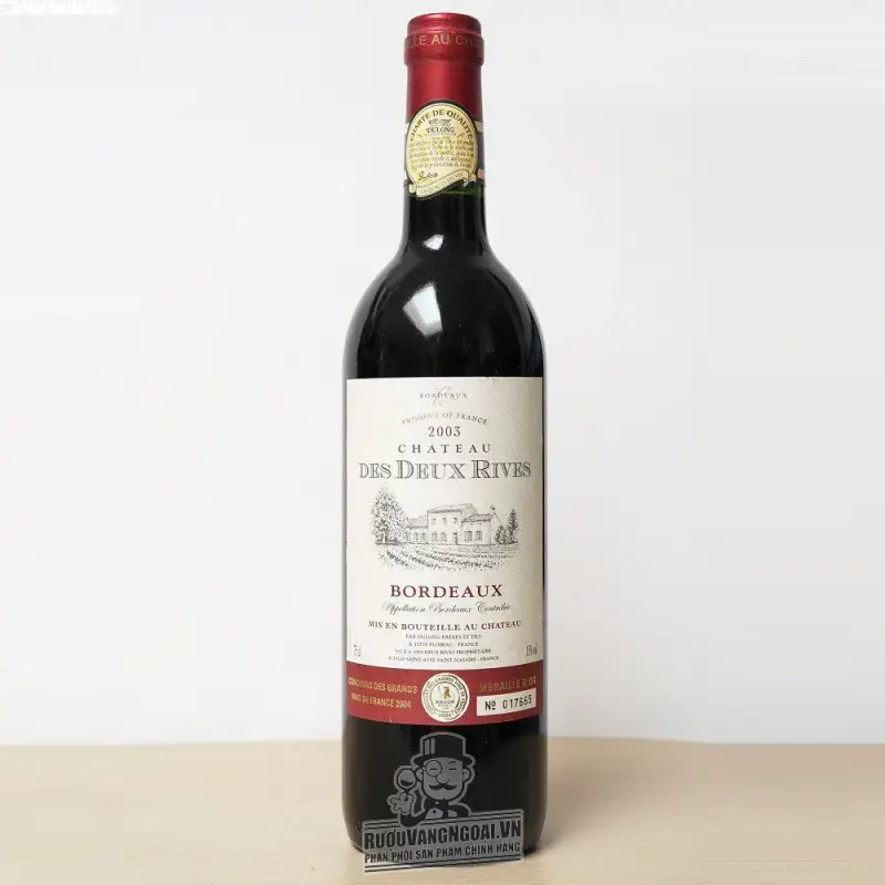 Vang Pháp Chateau Des Deux Rives Bordeaux uống ngon