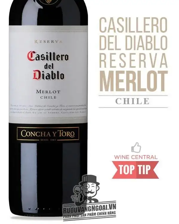Vang Chile CASILLERO DEL DIABLO Merlot