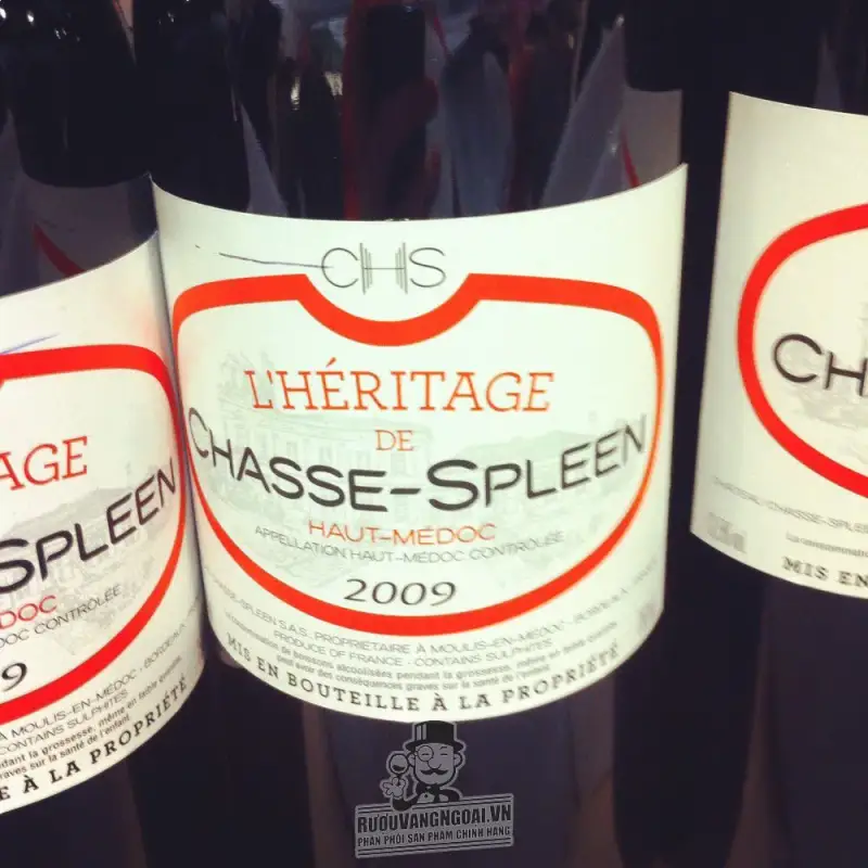 vang phap lheritage de chasse spleen haut medoc giá bao nhiêu