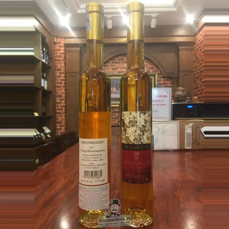 Rượu vang Đá Icewine Beerenauslese Ortega Rheinhessen Kessler Zink
