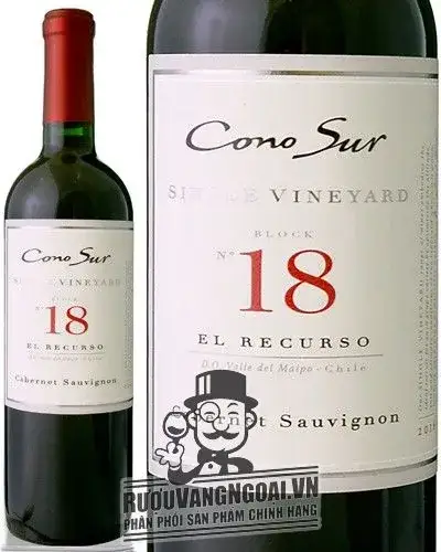 Vang Chile CONO SUR 18 SINGLE VINEYARD CABERNET SAUVIGNON