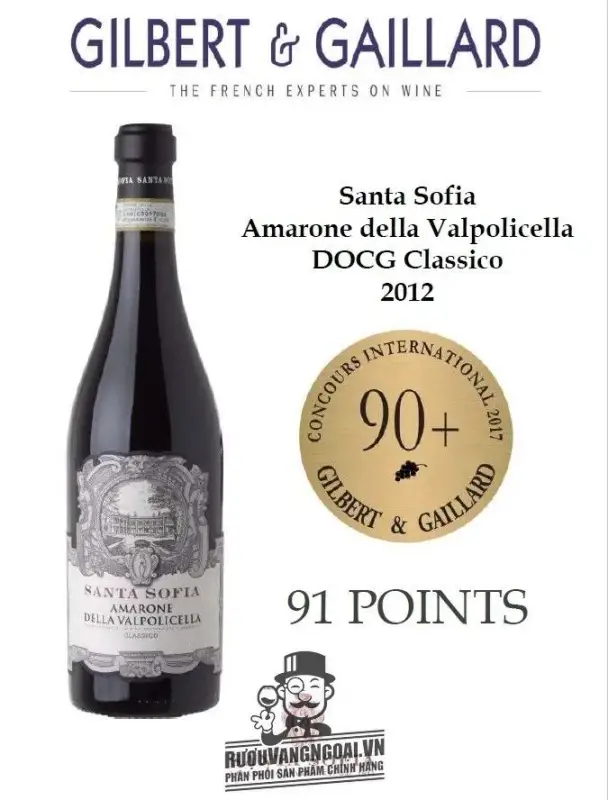 Vang Ý SANTA SOFIA AMARONE DELLA VALPOLICELLA