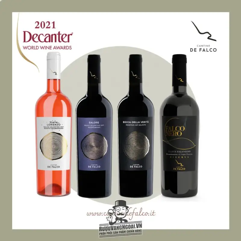 Giá vang y salore salice salentino cantine de falco