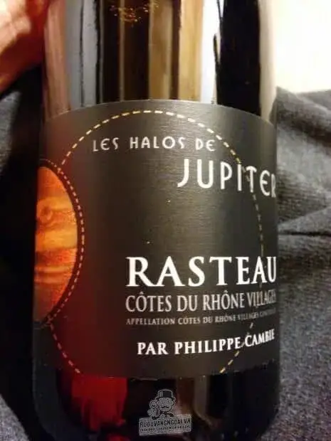 Vang Pháp Les Halos de Jupiter Rasteau