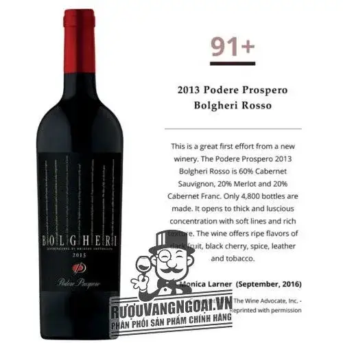 Vang Ý BOLGHERI ZENATO