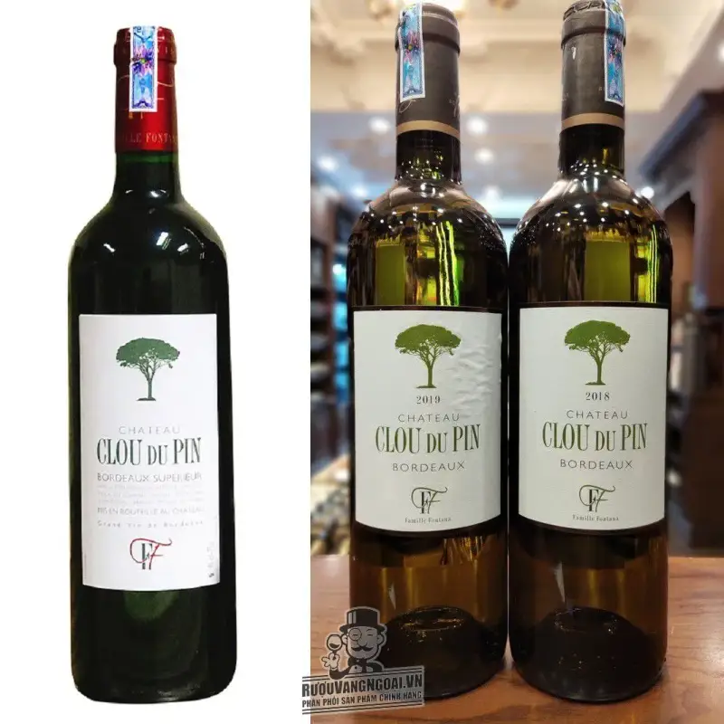 Vang Pháp Chateau Clou Du Pin Bordeaux Superieur Đỏ - Trắng