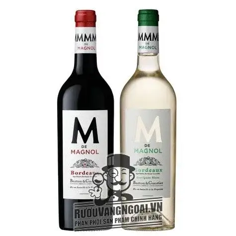 Vang Pháp M DE MAGNOL BARTON GUESTIER ĐỎ - TRẮNG