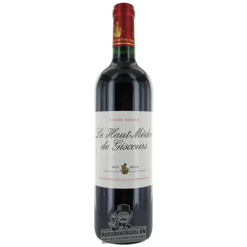 Vang Pháp Le Haut Medoc de Giscours 2012 thượng hạng