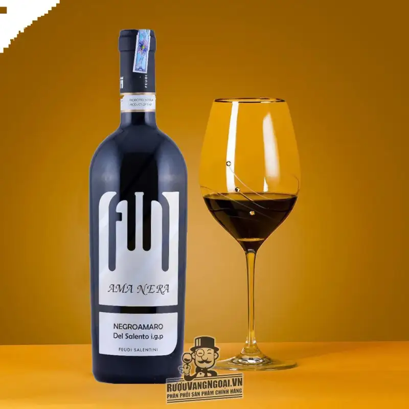 vang y ama nera negroamaro del salento cao cap giá bao nhiêu