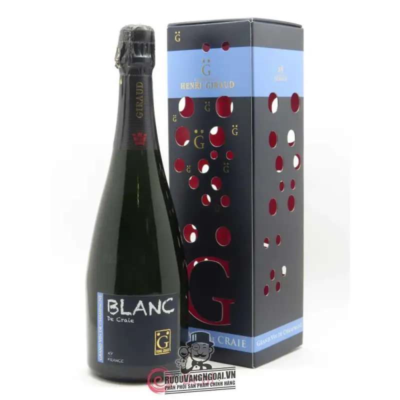 Sâm banh Pháp Blanc De Craie Henri Giraud 92 điểm