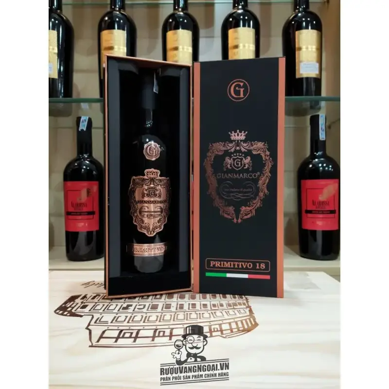 Rượu Vang Ý 18 ĐỘ GIANMARCO PRIMITIVO 18