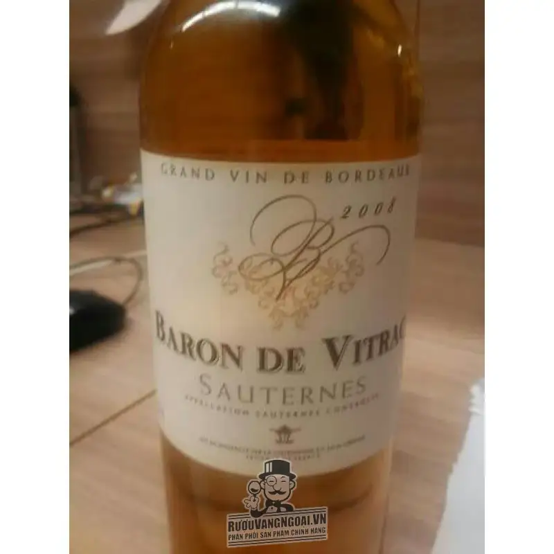 Mua vang phap baron de vitrac sauternes bordeaux giá rẻ tại Sài Gòn