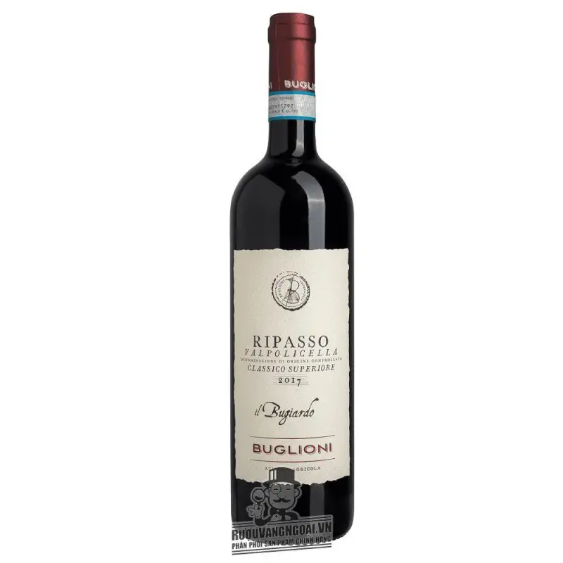 Rượu vang Ý BUGLIONI RIPASSO VALPOLICELLA CLASSICO uống ngon
