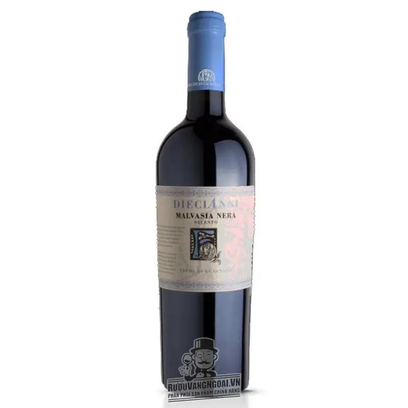 Rượu Vang Đỏ Diecianni Malvasia Nera uống ngon