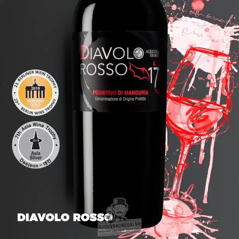 Địa chỉ mua vang y do diavolo rosso primitivo di manduria giá rẻ nhất