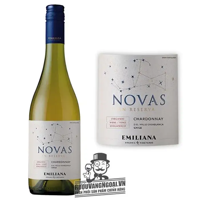 Vang Chile NOVAS Gran Reserva Chardonnay